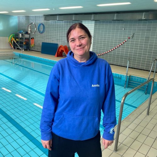 Annika, Schwimlehrerin in Monschau und Lammersdorf